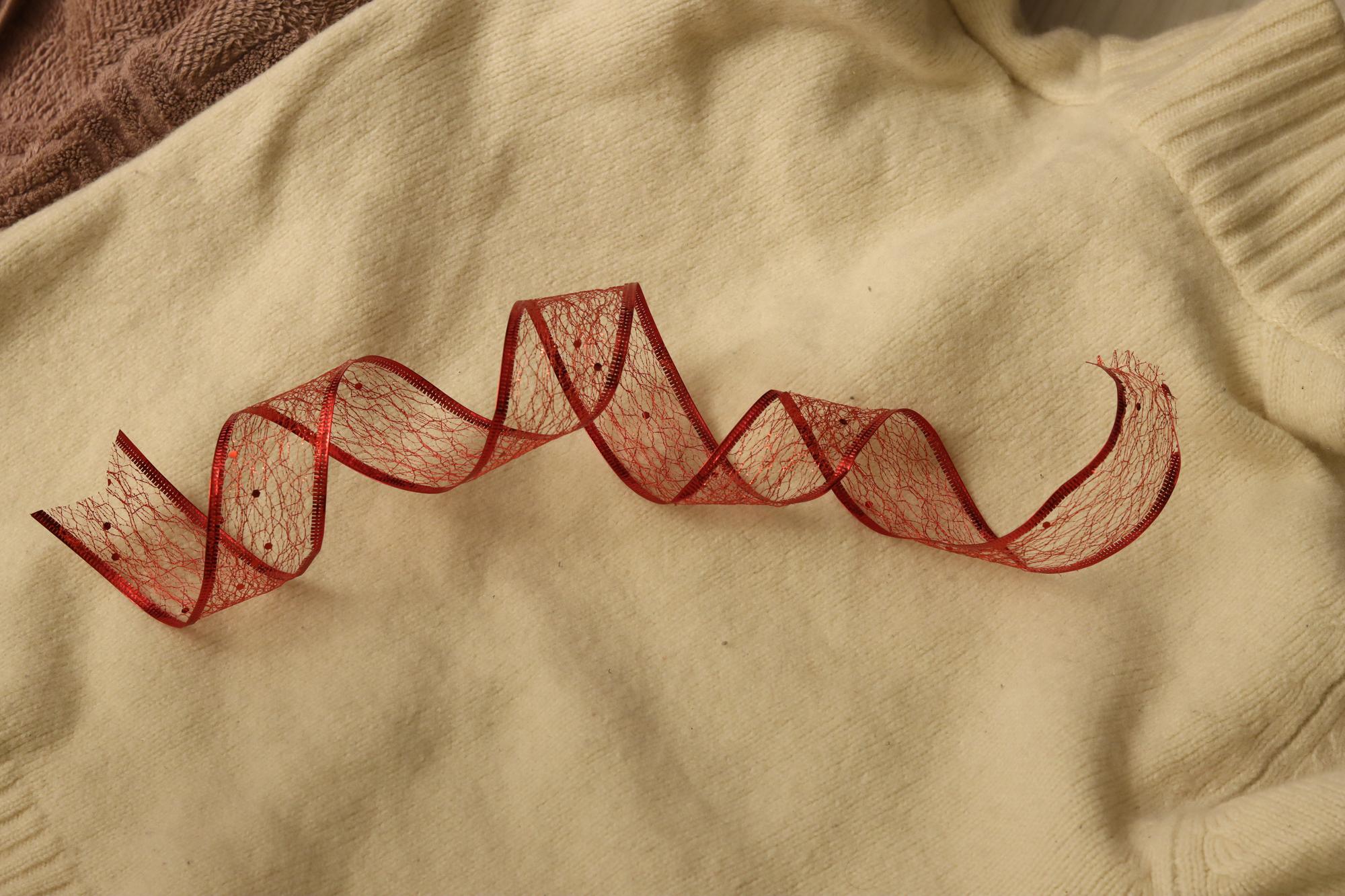 close-up of satin stitch detail on patch